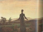 Woman Before the Setting Sun (mk10) Caspar David Friedrich